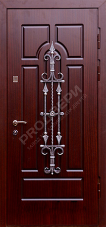 Фотография «Дверь с ковкой №18»